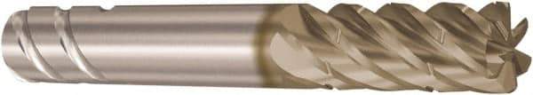 Seco - 10mm, 6 Flute, Single End, Solid Carbide, 0.5mm Corner Radius End Mill - 72mm OAL, 38° Helix, Right Hand Flute, 26mm LOC, Right Hand Cut - USA Tool & Supply