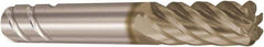 Seco - 16mm, 6 Flute, Single End, Solid Carbide, 1mm Corner Radius End Mill - 99mm OAL, 38° Helix, Right Hand Flute, 44mm LOC, Right Hand Cut - USA Tool & Supply