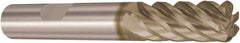 Seco - 20mm, 6 Flute, Single End, Solid Carbide, 4mm Corner Radius End Mill - 121mm OAL, 38° Helix, Right Hand Flute, 62mm LOC, Right Hand Cut - USA Tool & Supply