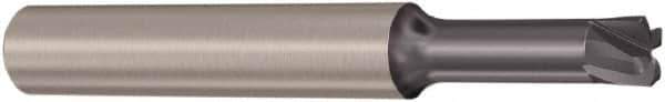 Seco - 2.5mm, 4 Flute, Single End, Solid Carbide, 0.4mm Corner Radius End Mill - 80mm OAL, 0° Helix, Right Hand Flute, 0.3mm LOC, Right Hand Cut, 25mm Extended Reach - USA Tool & Supply