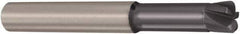 Seco - 4mm, 5 Flute, Single End, Solid Carbide, 0.6mm Corner Radius End Mill - 80mm OAL, 0° Helix, Right Hand Flute, 0.4mm LOC, Right Hand Cut, 40mm Extended Reach - USA Tool & Supply