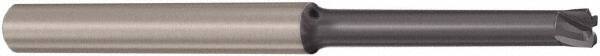 Seco - 1.5mm, 4 Flute, Single End, Solid Carbide, 0.2mm Corner Radius End Mill - 60mm OAL, 0° Helix, Right Hand Flute, 0.2mm LOC, Right Hand Cut, 21mm Extended Reach - USA Tool & Supply