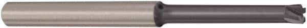 Seco - 2.5mm, 4 Flute, Single End, Solid Carbide, 0.4mm Corner Radius End Mill - 90mm OAL, 0° Helix, Right Hand Flute, 0.3mm LOC, Right Hand Cut, 35mm Extended Reach - USA Tool & Supply