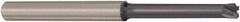 Seco - 1.5mm, 4 Flute, Single End, Solid Carbide, 0.2mm Corner Radius End Mill - 60mm OAL, 0° Helix, Right Hand Flute, 0.2mm LOC, Right Hand Cut, 21mm Extended Reach - USA Tool & Supply