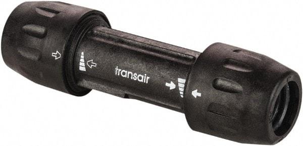 Transair - 1/2" ID, 16.5mm OD, Union - Plastic, 232 Max psi, 4-3/4" Long - USA Tool & Supply