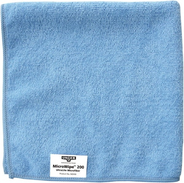 Microfiber Wipes: 16 x 16″ Sheet, Blue