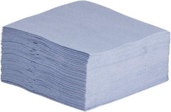 NuTrend Disposables - 1/4 Fold General Purpose Wipes - Poly Pack, 12" x 13" Sheet Size, Blue - USA Tool & Supply