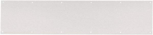 IVES - 34" Long x 8" High Stainless Steel Kickplate - Satin Chrome Finish - USA Tool & Supply