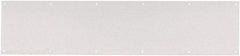 IVES - 34" Long x 8" High Stainless Steel Kickplate - Satin Chrome Finish - USA Tool & Supply