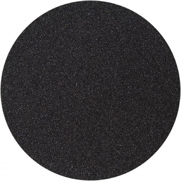 Camel Grinding Wheels - 10" Diam, 120 Grit Silicon Carbide Adhesive PSA Disc - Fine Grade, Black, C Weighted Backing, Flexible - USA Tool & Supply