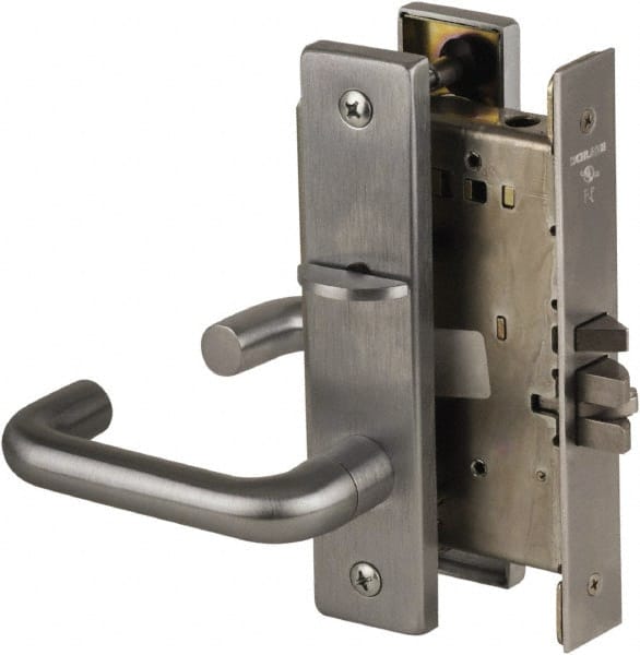 Schlage - Office Lever Lockset for 1-3/4" Thick Doors - Exact Industrial Supply