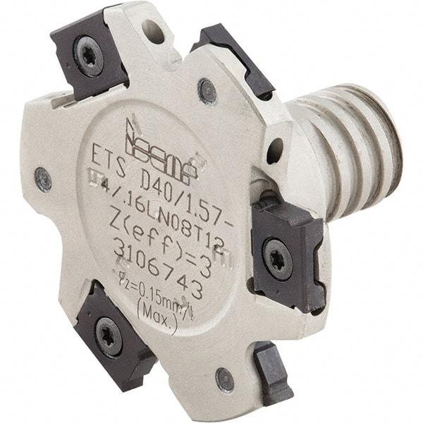 Iscar - Multimaster 1/2" Stepped Shank Milling Tip Insert Holder & Shank - T08 Neck Thread, 3-1/2" OAL, Tungsten MM S-A Tool Holder - USA Tool & Supply