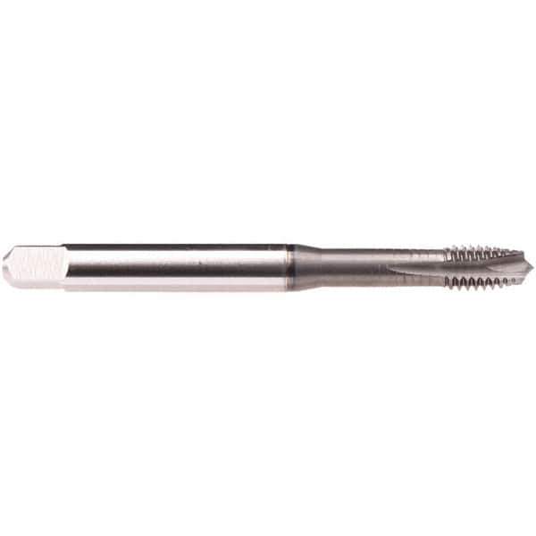 Emuge - 10-24 UNC 4 Flute BT Plug Spiral Flute Tap - High Speed Steel, GLT-1 Finish, 2.756" OAL, Right Hand Flute, Right Hand Thread, Series Rekord B-Z - USA Tool & Supply