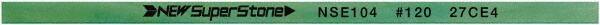 Value Collection - Flat Ceramic Finishing Stick - 100mm Long x 0.8mm Wide x 6mm Thick, 120 Grit - USA Tool & Supply