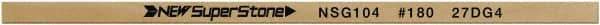 Value Collection - Flat Ceramic Finishing Stick - 100mm Long x 0.8mm Wide x 4mm Thick, 180 Grit - USA Tool & Supply