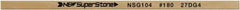 Value Collection - Flat Ceramic Finishing Stick - 100mm Long x 0.5mm Wide x 2mm Thick, 180 Grit - USA Tool & Supply