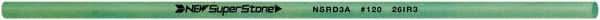 Value Collection - Round Ceramic Finishing Stick - 100mm Long x 3.175mm Wide x 3.2mm Thick, 120 Grit - USA Tool & Supply