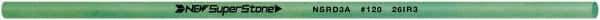 Value Collection - Round Ceramic Finishing Stick - 100mm Long x 3mm Wide x 3mm Thick, 120 Grit - USA Tool & Supply