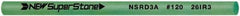 Value Collection - Round Ceramic Finishing Stick - 50mm Long x 3mm Wide x 3mm Thick, 120 Grit - USA Tool & Supply