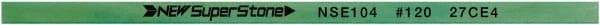 Value Collection - Flat Ceramic Finishing Stick - 100mm Long x 1.5mm Wide x 10mm Thick, 120 Grit - USA Tool & Supply