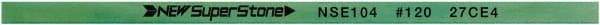 Value Collection - Flat Ceramic Finishing Stick - 100mm Long x 1mm Wide x 4mm Thick, 120 Grit - USA Tool & Supply