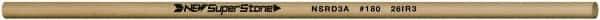 Value Collection - Round Ceramic Finishing Stick - 100mm Long x 3.175mm Wide x 3.2mm Thick, 180 Grit - USA Tool & Supply