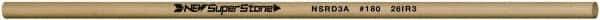 Value Collection - Round Ceramic Finishing Stick - 100mm Long x 3mm Wide x 3mm Thick, 180 Grit - USA Tool & Supply