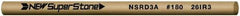 Value Collection - Round Ceramic Finishing Stick - 50mm Long x 2.35mm Wide x 2.4mm Thick, 180 Grit - USA Tool & Supply