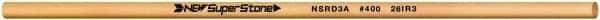 Value Collection - Round Ceramic Finishing Stick - 100mm Long x 3mm Wide x 3mm Thick, 400 Grit - USA Tool & Supply