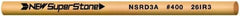 Value Collection - Round Ceramic Finishing Stick - 100mm Long x 2.35mm Wide x 2.4mm Thick, 400 Grit - USA Tool & Supply