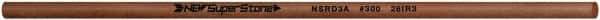 Value Collection - Round Ceramic Finishing Stick - 100mm Long x 3.175mm Wide x 3.2mm Thick, 300 Grit - USA Tool & Supply