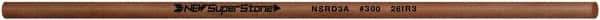 Value Collection - Round Ceramic Finishing Stick - 50mm Long x 3.175mm Wide x 3.2mm Thick, 300 Grit - USA Tool & Supply