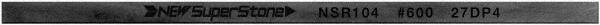 Value Collection - Flat Ceramic Finishing Stick - 100mm Long x 0.5mm Wide x 2mm Thick, 600 Grit - USA Tool & Supply