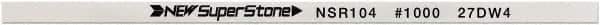 Value Collection - Flat Ceramic Finishing Stick - 100mm Long x 0.5mm Wide x 4mm Thick, 1,000 Grit - USA Tool & Supply