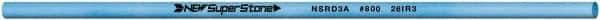 Value Collection - Round Ceramic Finishing Stick - 100mm Long x 3.175mm Wide, 800 Grit - USA Tool & Supply