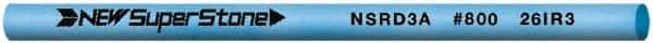 Value Collection - Round Ceramic Finishing Stick - 50mm Long x 3mm Wide, 800 Grit - USA Tool & Supply