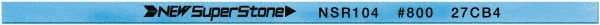 Value Collection - Flat Ceramic Finishing Stick - 100mm Long x 2mm Wide x 4mm Thick, 800 Grit - USA Tool & Supply