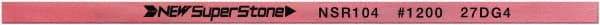 Value Collection - Flat Ceramic Finishing Stick - 100mm Long x 1mm Wide x 1mm Thick, 1,200 Grit - USA Tool & Supply