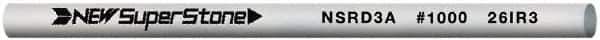 Value Collection - Round Ceramic Finishing Stick - 50mm Long x 3mm Wide, 1,000 Grit - USA Tool & Supply