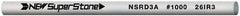 Value Collection - Round Ceramic Finishing Stick - 100mm Long x 2.35mm Wide, 1,000 Grit - USA Tool & Supply