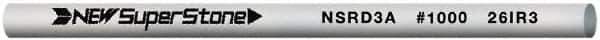 Value Collection - Round Ceramic Finishing Stick - 50mm Long x 2.35mm Wide, 1,000 Grit - USA Tool & Supply