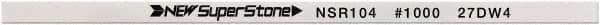 Value Collection - Flat Ceramic Finishing Stick - 100mm Long x 1.5mm Wide x 10mm Thick, 1,000 Grit - USA Tool & Supply