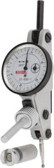 SPI - 0.06" Range, 0.001" Dial Graduation, Horizontal Dial Test Indicator - 1-3/16" White Dial, 0-15-0 Dial Reading, Accurate to 0.0012" - USA Tool & Supply