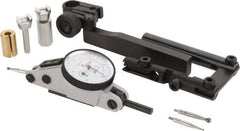 SPI - 10 Piece, 0" to 0.06" Measuring Range, 1.18" Dial Diam, 0-15-0 Dial Reading, White Dial Test Indicator Kit - 0.0012" Accuracy, 0.86" Contact Point Length, 0.079" Ball Diam, 0.001" Dial Graduation - USA Tool & Supply
