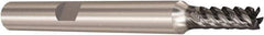 Seco - 4mm, 5 Flute, Single End, Solid Carbide, Corner Chamfer End Mill - 57mm OAL, 48° Helix, Right Hand Flute, 10mm LOC, Right Hand Cut - USA Tool & Supply