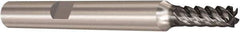 Seco - 5mm, 5 Flute, Single End, Solid Carbide, Corner Chamfer End Mill - 57mm OAL, 48° Helix, Right Hand Flute, 12.5mm LOC, Right Hand Cut - USA Tool & Supply