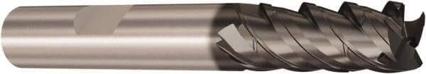 Seco - 20mm, 4 Flute, Single End, Solid Carbide, Corner Chamfer End Mill - 114mm OAL, 48° Helix, Right Hand Flute, 50mm LOC, Right Hand Cut - USA Tool & Supply