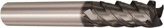 Seco - 12mm, 4 Flute, Single End, Solid Carbide, Corner Chamfer End Mill - 83mm OAL, 48° Helix, Right Hand Flute, 30mm LOC, Right Hand Cut - USA Tool & Supply