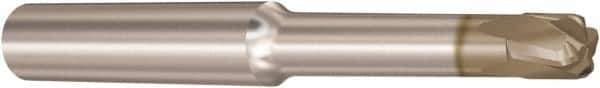 Seco - 1.5mm, 4 Flute, Single End, Solid Carbide, 0.75mm Corner Radius End Mill - 50mm OAL, 10° Helix, Right Hand Flute, 0.75mm LOC, Right Hand Cut, - USA Tool & Supply
