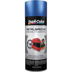 Dupli-Color - Metal Specks Ocean Blue Automotive Topcoat - 11 oz Aerosol Can - USA Tool & Supply